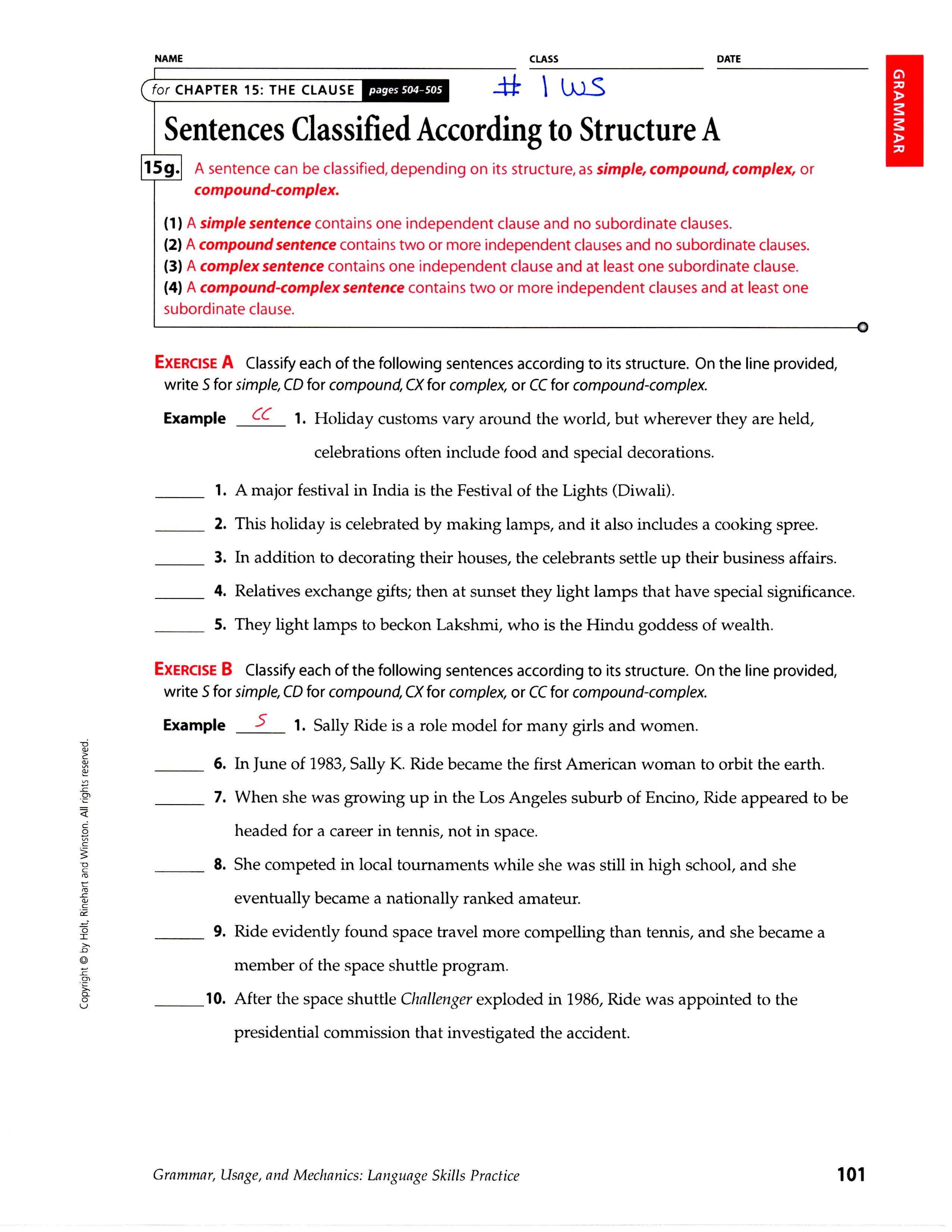 sentence-structure-review-worksheets