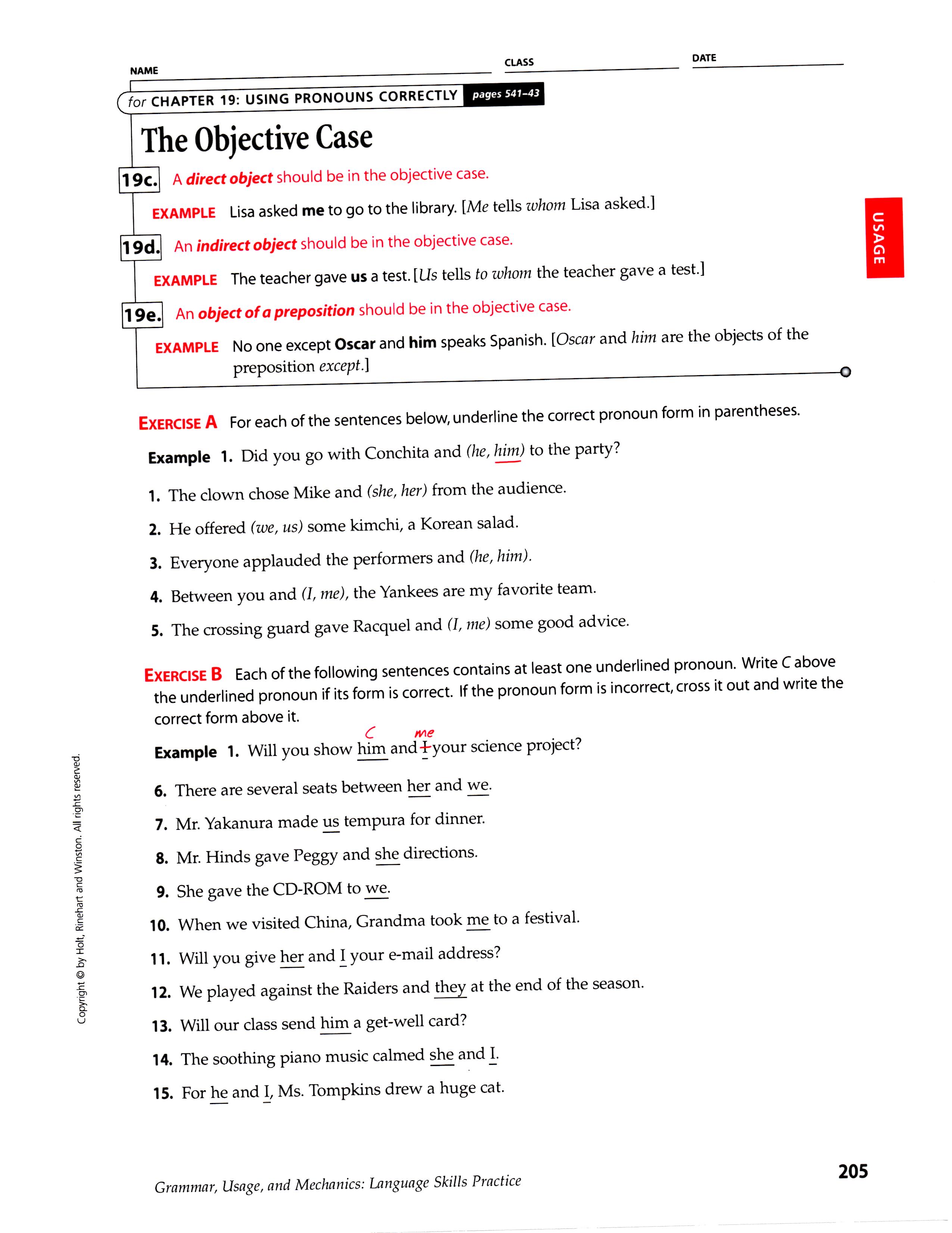 Pronouns essay picture